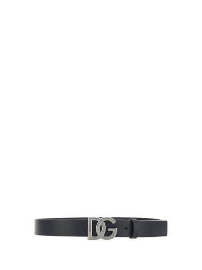 Dolce & Gabbana Tosca Belt - Black/Rut.Ultr.Black