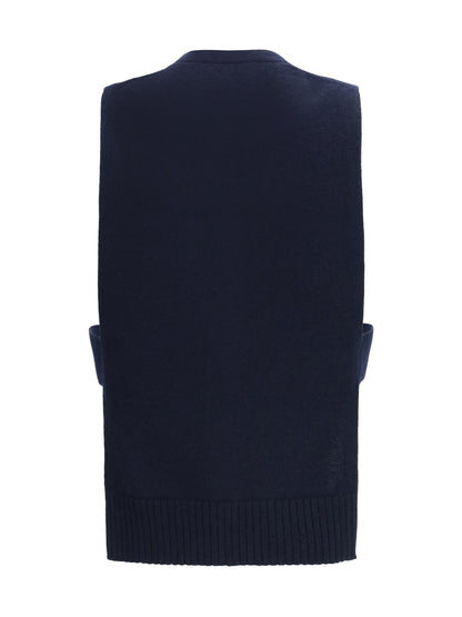 Miu Miu Cashmere cardigan Vest - Bleu