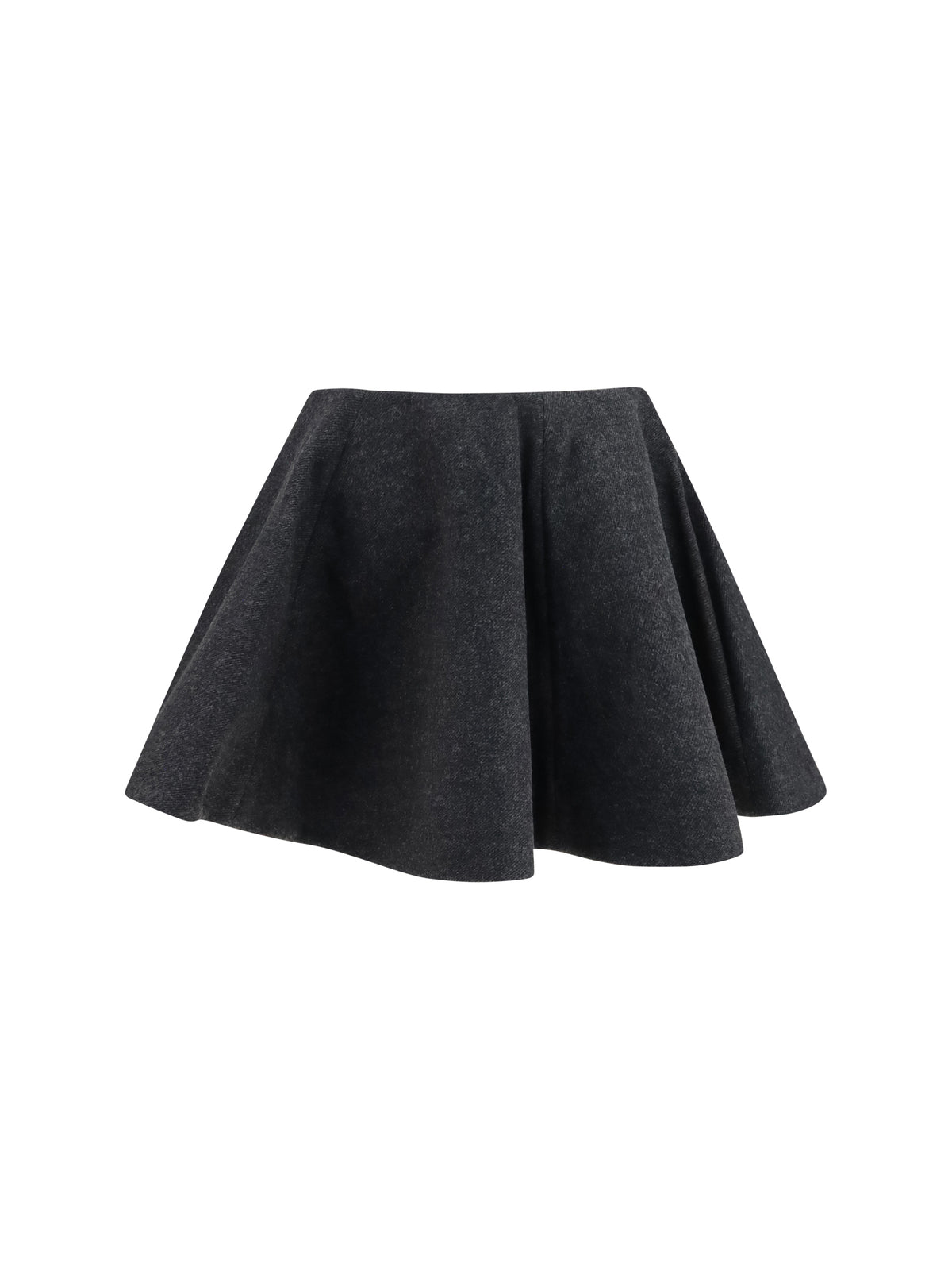 Ganni Wool Peacoat Skirt - Phantom