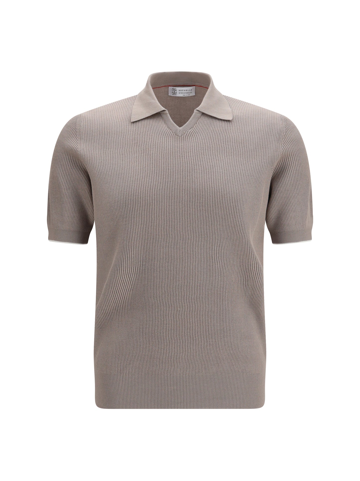 BRUNELLO CUCINELLI Cotton ribbed Polo
