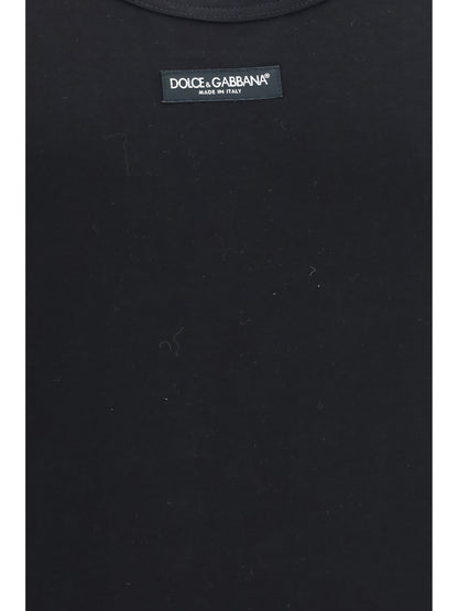 Dolce & Gabbana Marcello stretch-cotton Tank Top - Black