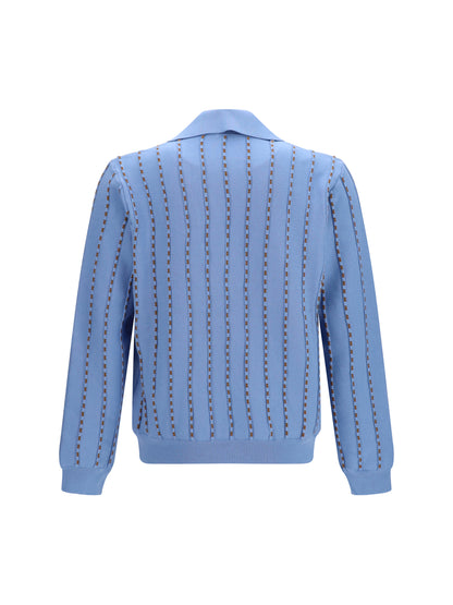 FENDI Trompe-l'œil Selleria knit Sweater