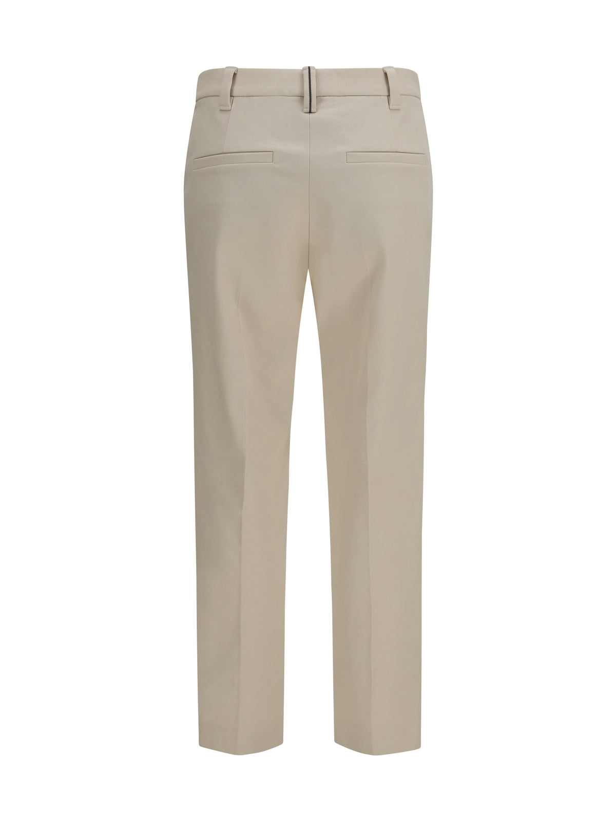 Brunello Cucinelli Tailored cotton Pants - Latte D'Avena