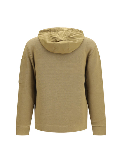 C.P. Company Reversible merino wool and stretch nylon Cardigan - Ermine