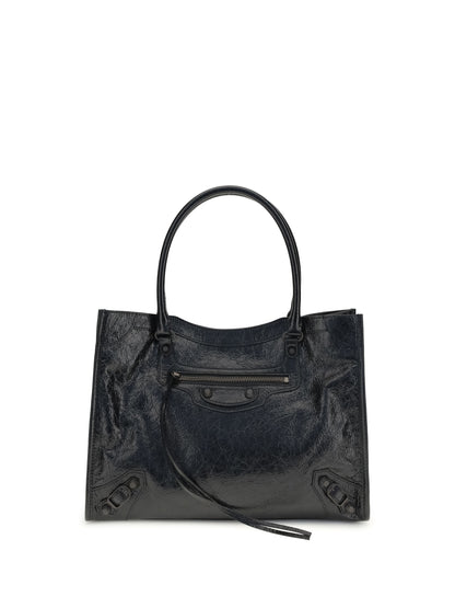 Balenciaga Small Le City Tote Bag - Black