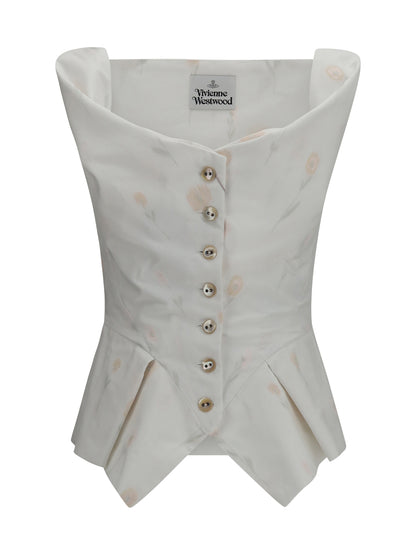 VIVIENNE WESTWOOD Button floral Vest