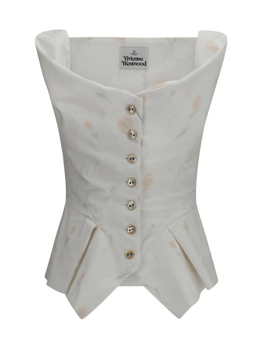 VIVIENNE WESTWOOD Button floral Vest
