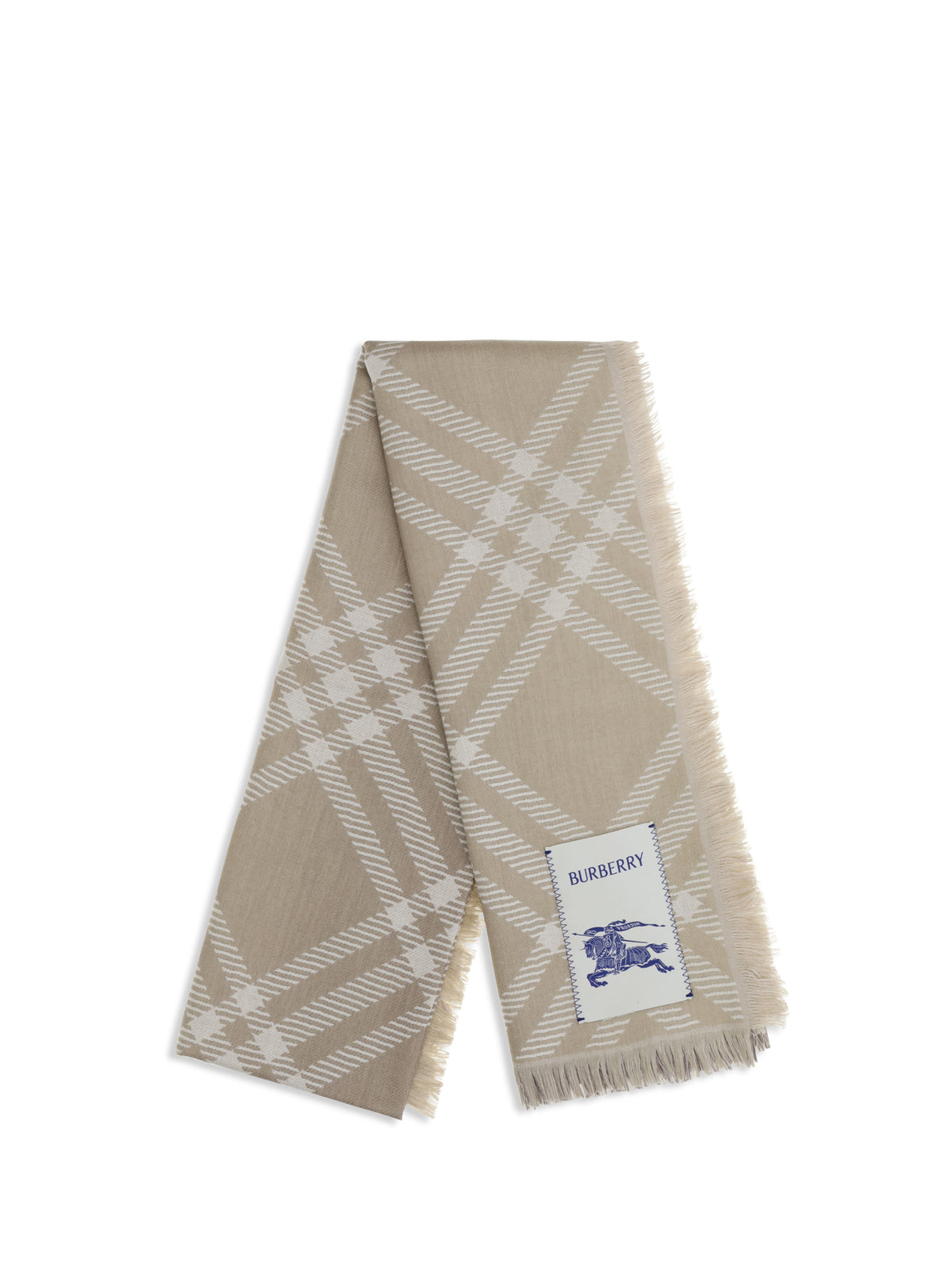 Burberry Wool and silk Scarf - Sand
