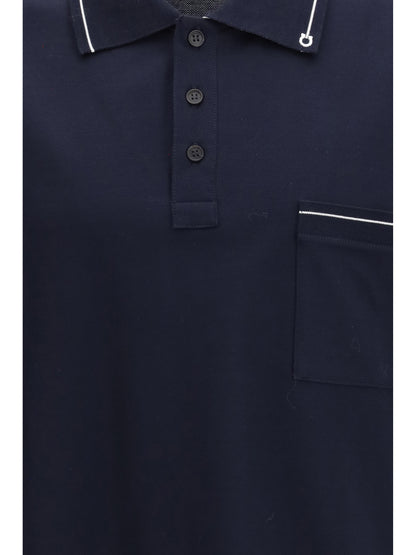 FERRAGAMO Gancini Polo Shirt
