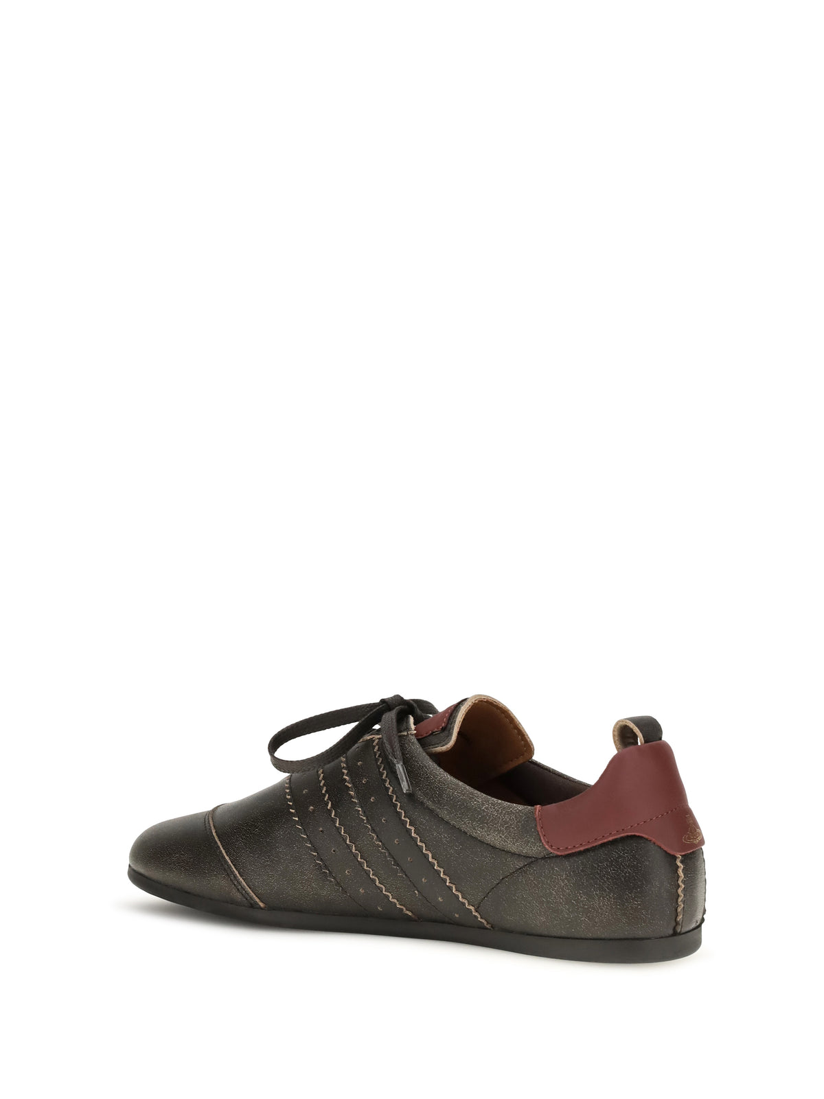Vivienne Westwood Drunken leather Sneakers - Off Black