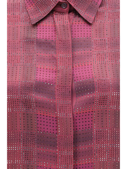 Ermanno Scervino Crystal check satin Shirt - St. Check P