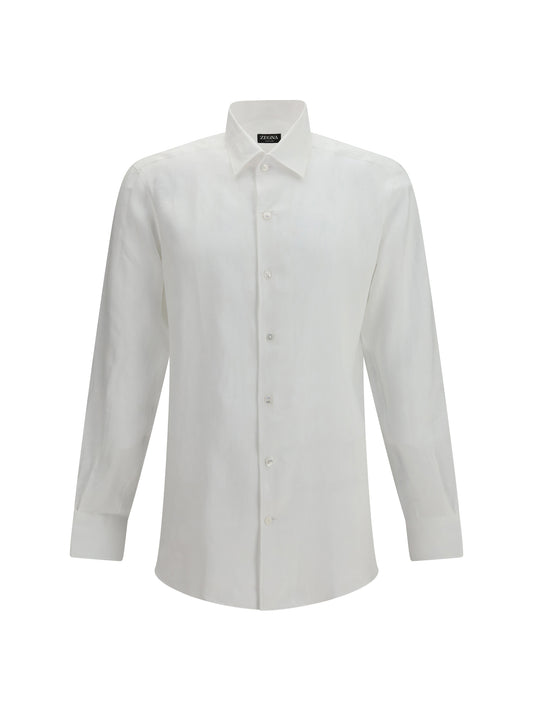 ZEGNA Long-sleeve linen Shirt