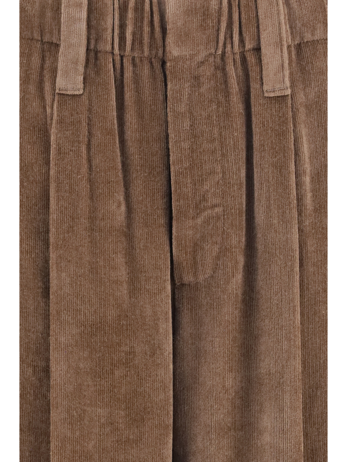 Brunello Cucinelli Elasticated viscose and cashmere Pants - Sigaro
