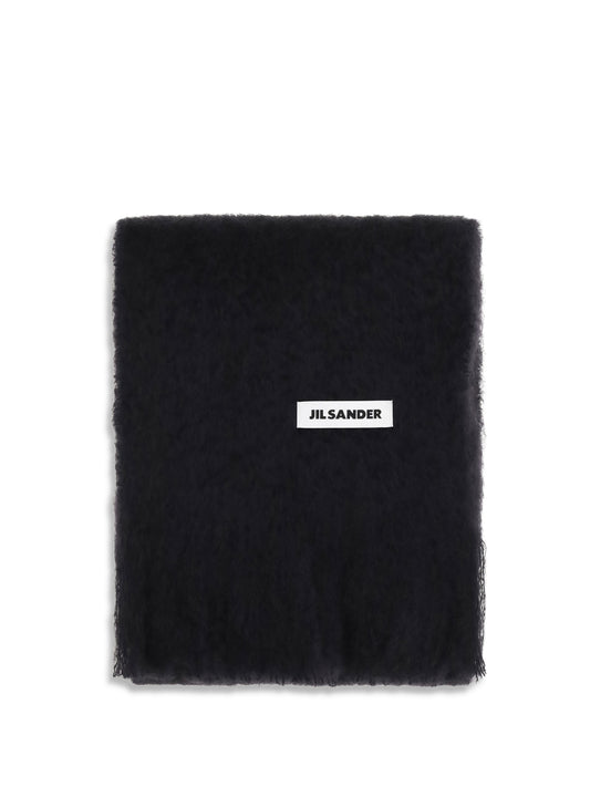 JIL SANDER Wool Scarf with logo