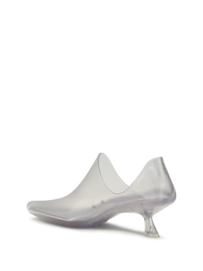 LOEWE Emily Aqua PVC Ankle Boots