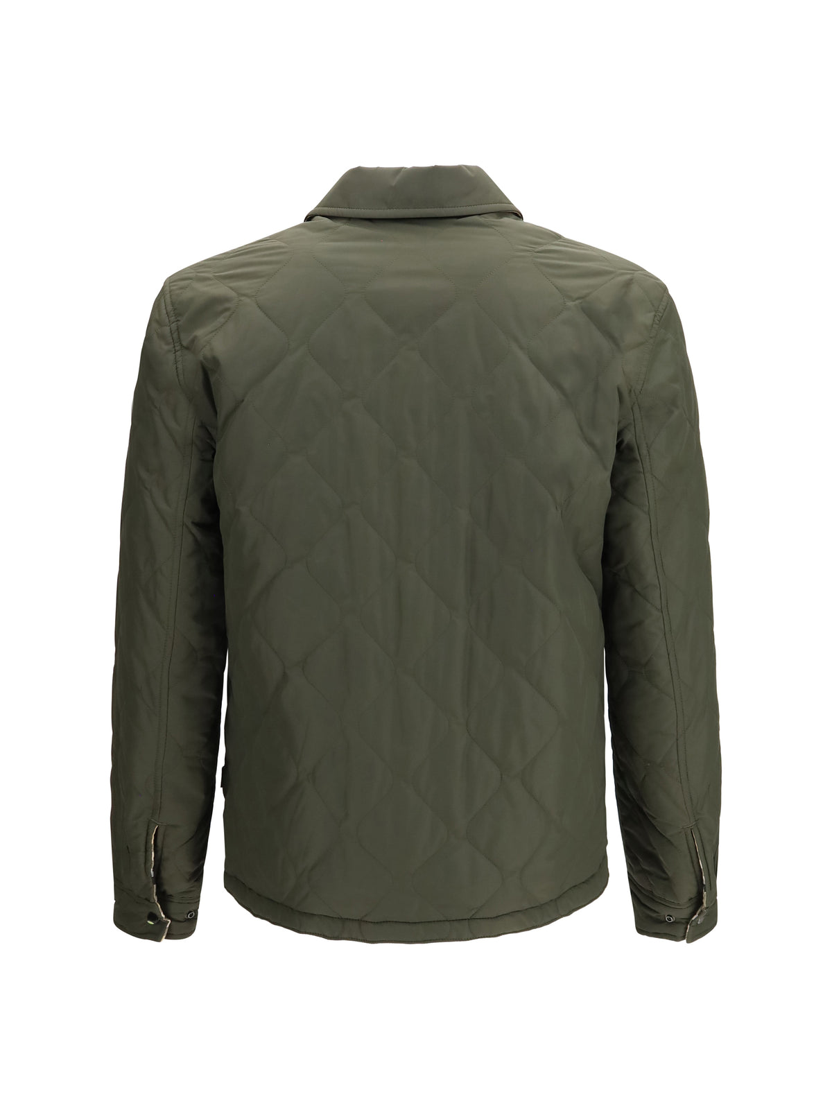 Burberry Brighton reversible quilted nylon Shirt - Shale