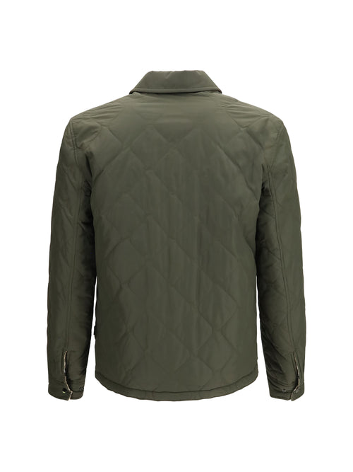 Burberry Brighton reversible quilted nylon Shirt - Shale
