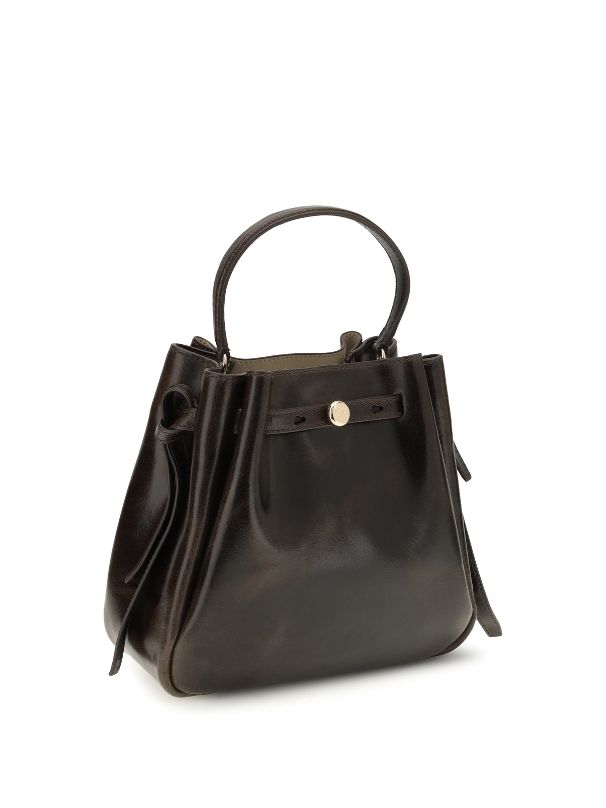 Tory Burch Romy Bucket Bag - Dark Brown