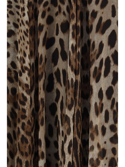 Dolce & Gabbana Leopard-print chiffon Skirt - Leo New