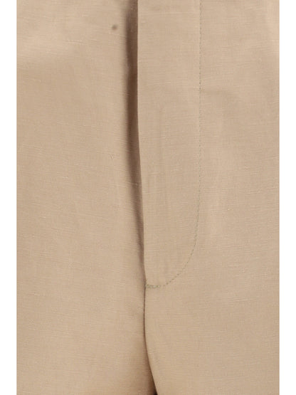 BRUNELLO CUCINELLI Cotton and linen Shorts