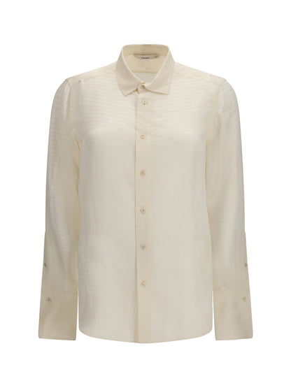 Fendi Jacquard silk Shirt - Ivory