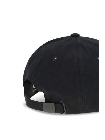 Y-3 Logo Baseball Cap - Black