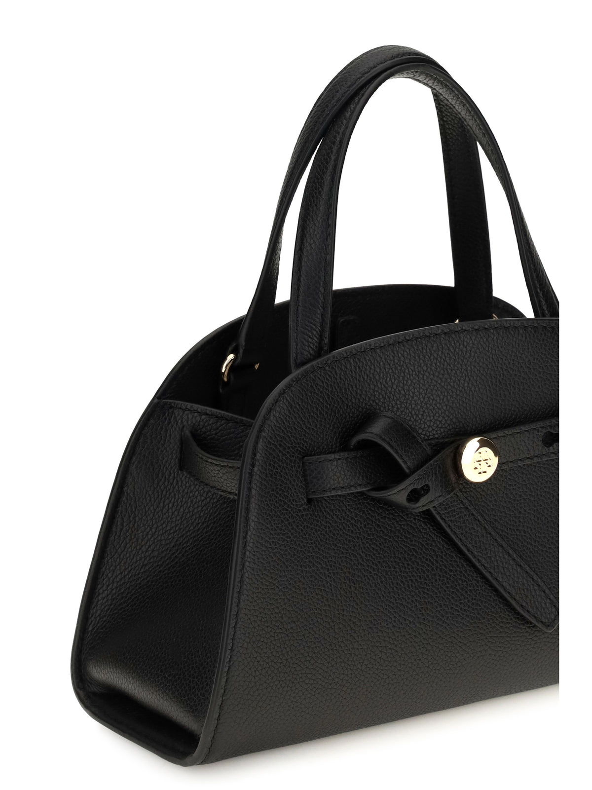 Tory Burch Small Romy Top Handle Bag - Black
