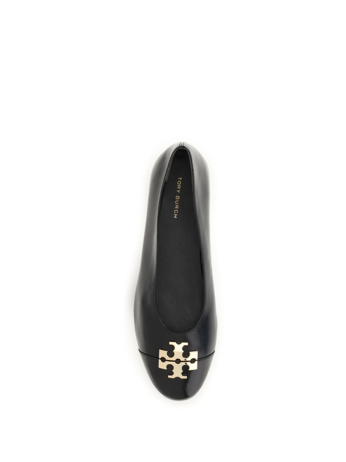 Tory Burch Charlie Ballerinas - Perfect Black / Gold