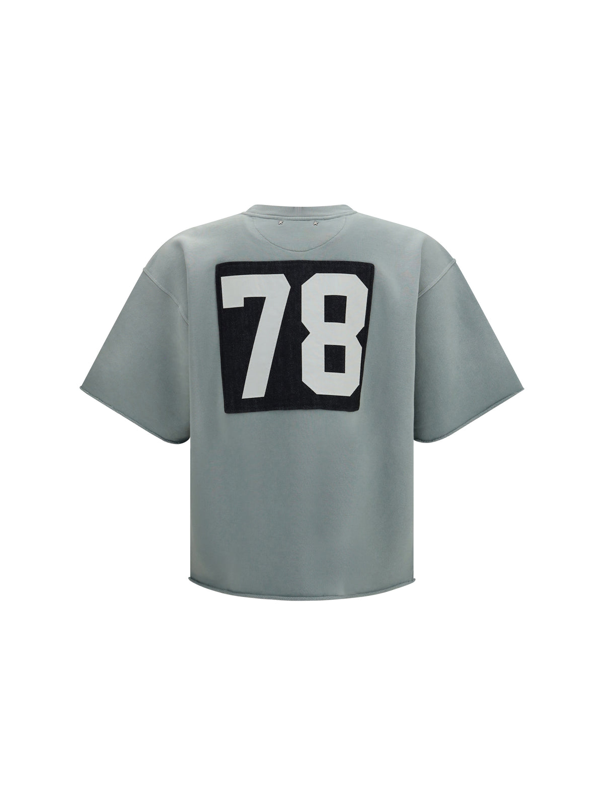 Golden Goose Short-sleeve Sweatshirt with back print - Iceberg Green