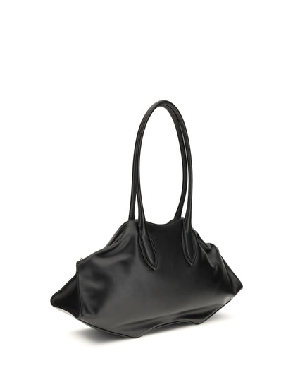 Alexander Mcqueen Manta Shoulder Bag - Black/Silver