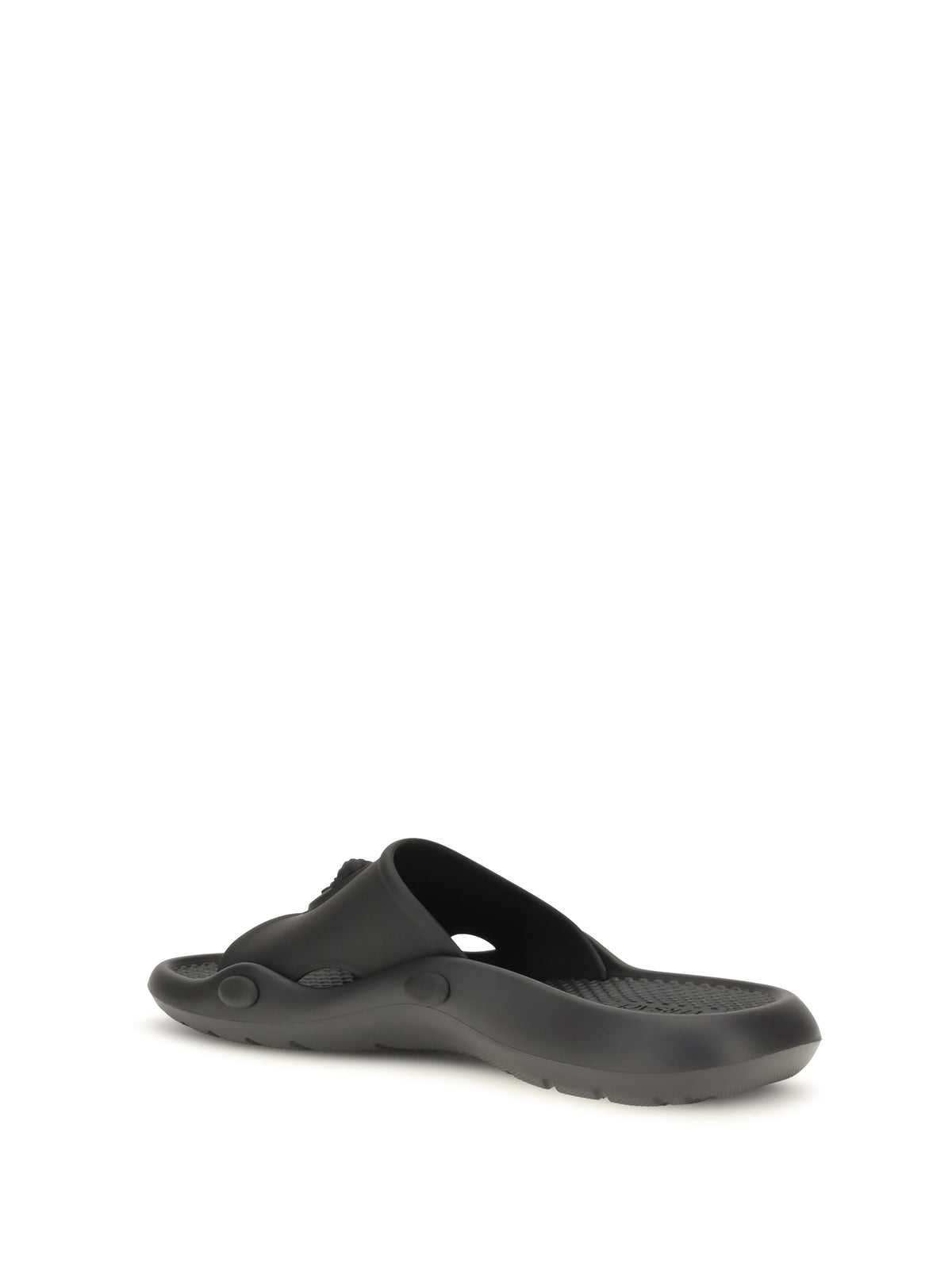 Versace Nettuno rubber slide - Black