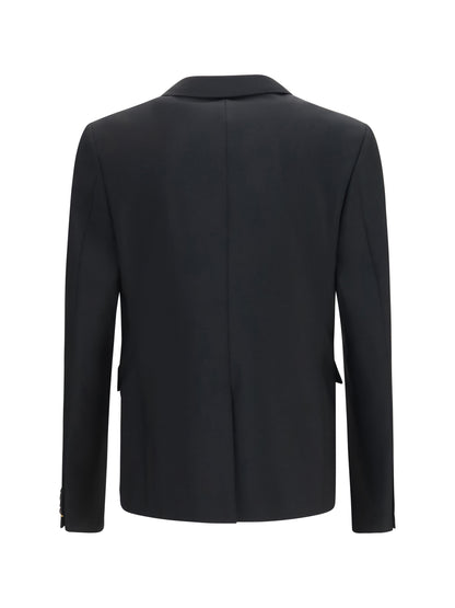 Fendi Single-breasted kid mohair Blazer - Black
