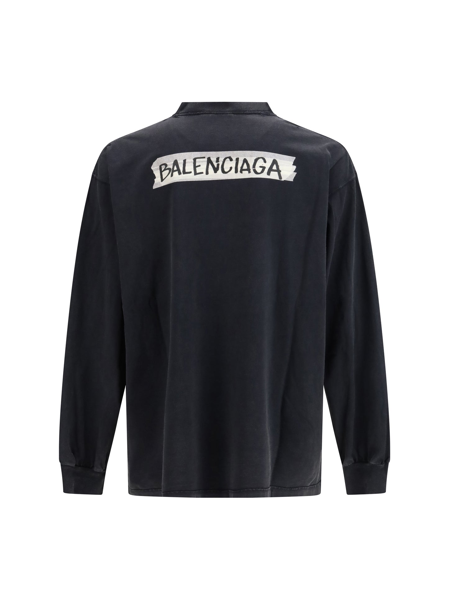 BALENCIAGA Long-sleeve Masking Tape T-shirt