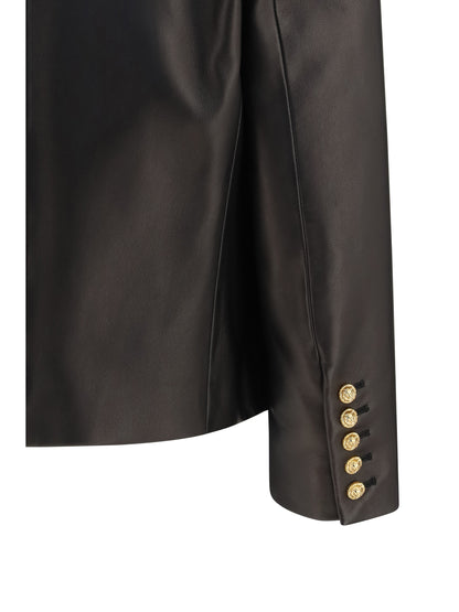 Balmain Spencer leather Jacket - Noir