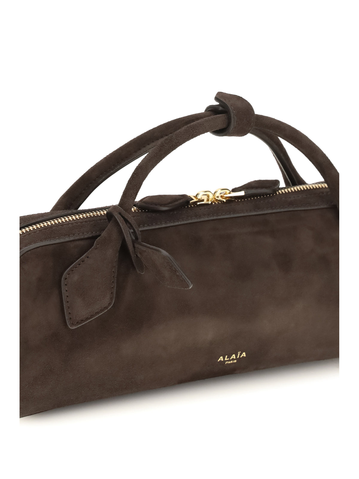 AlaïA Le Teckel Clutch - Brun Fume