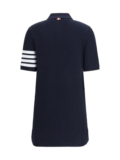 THOM BROWNE Piqué Polo Dress