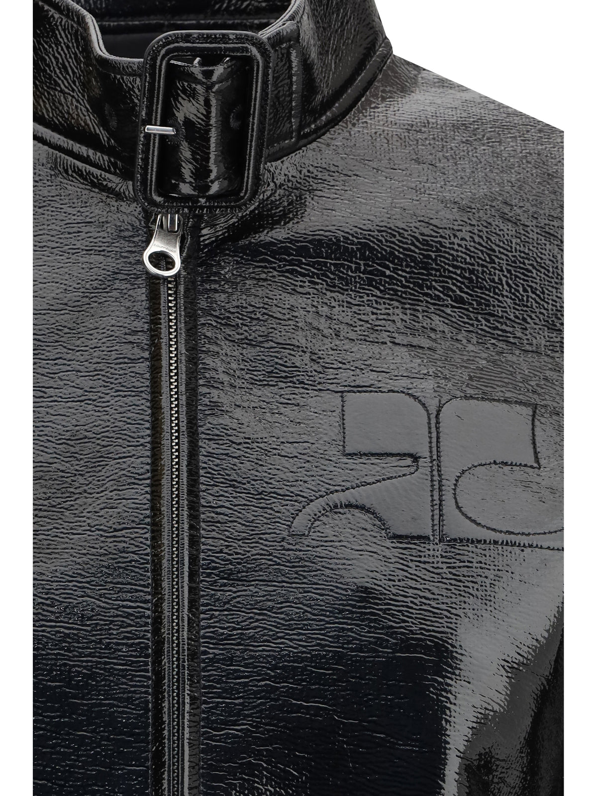 Courrèges City vinyl Jacket - Black