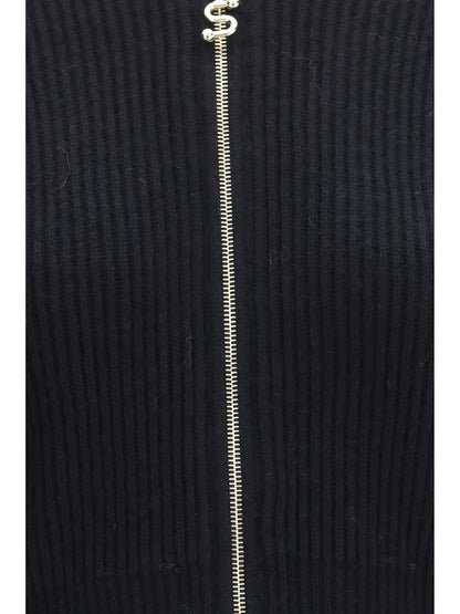Max Mara Sportmax Balco ribbed Cardigan - Black