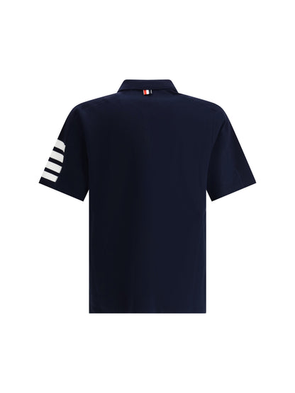THOM BROWNE Cotton Polo Sweater