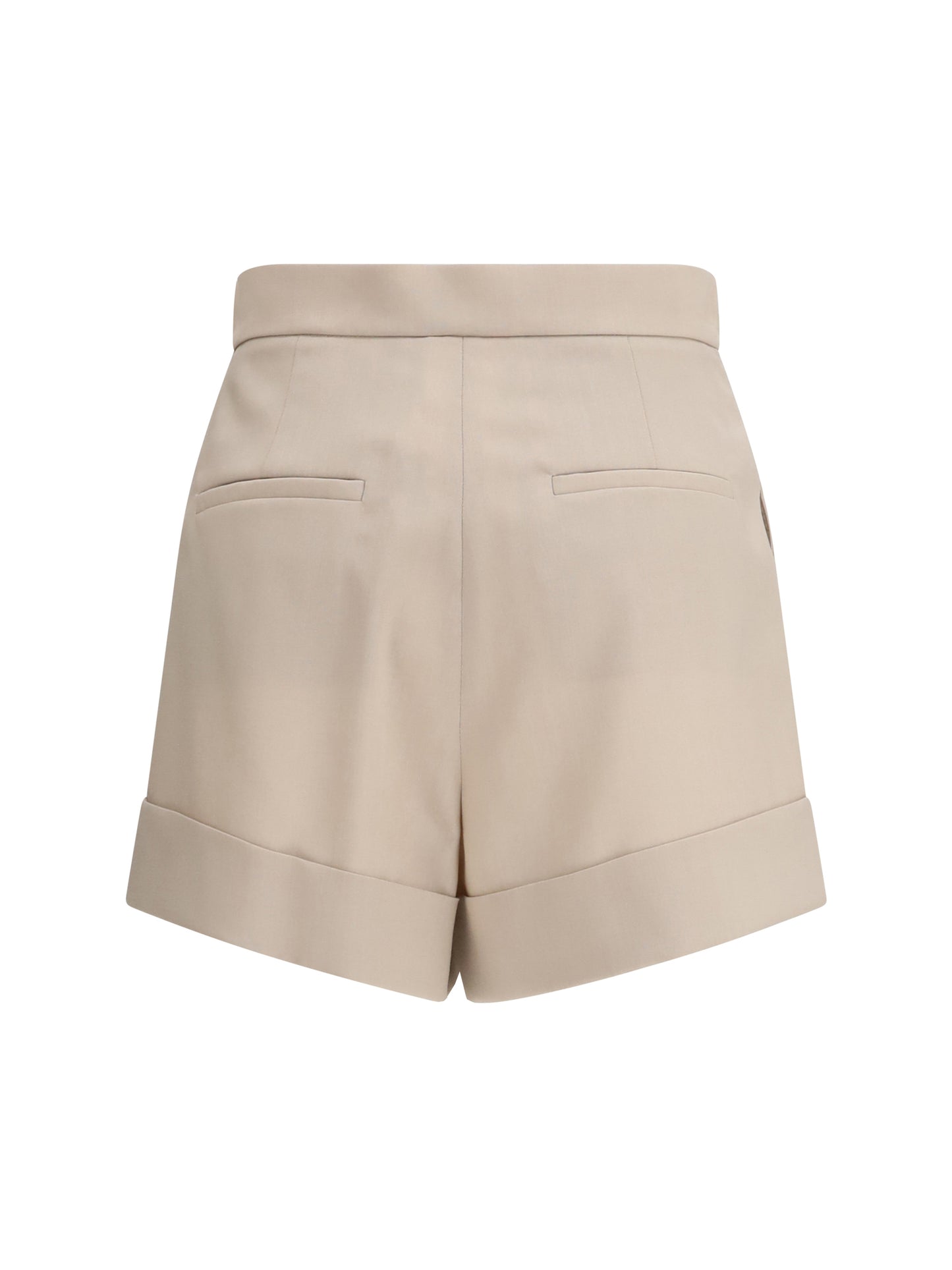 MAX MARA Mohair and silk canvas Shorts