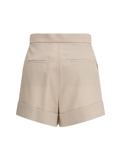 MAX MARA Mohair and silk canvas Shorts