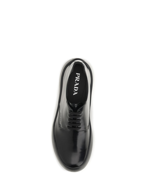 Prada Brushed leather Sneakers - Black