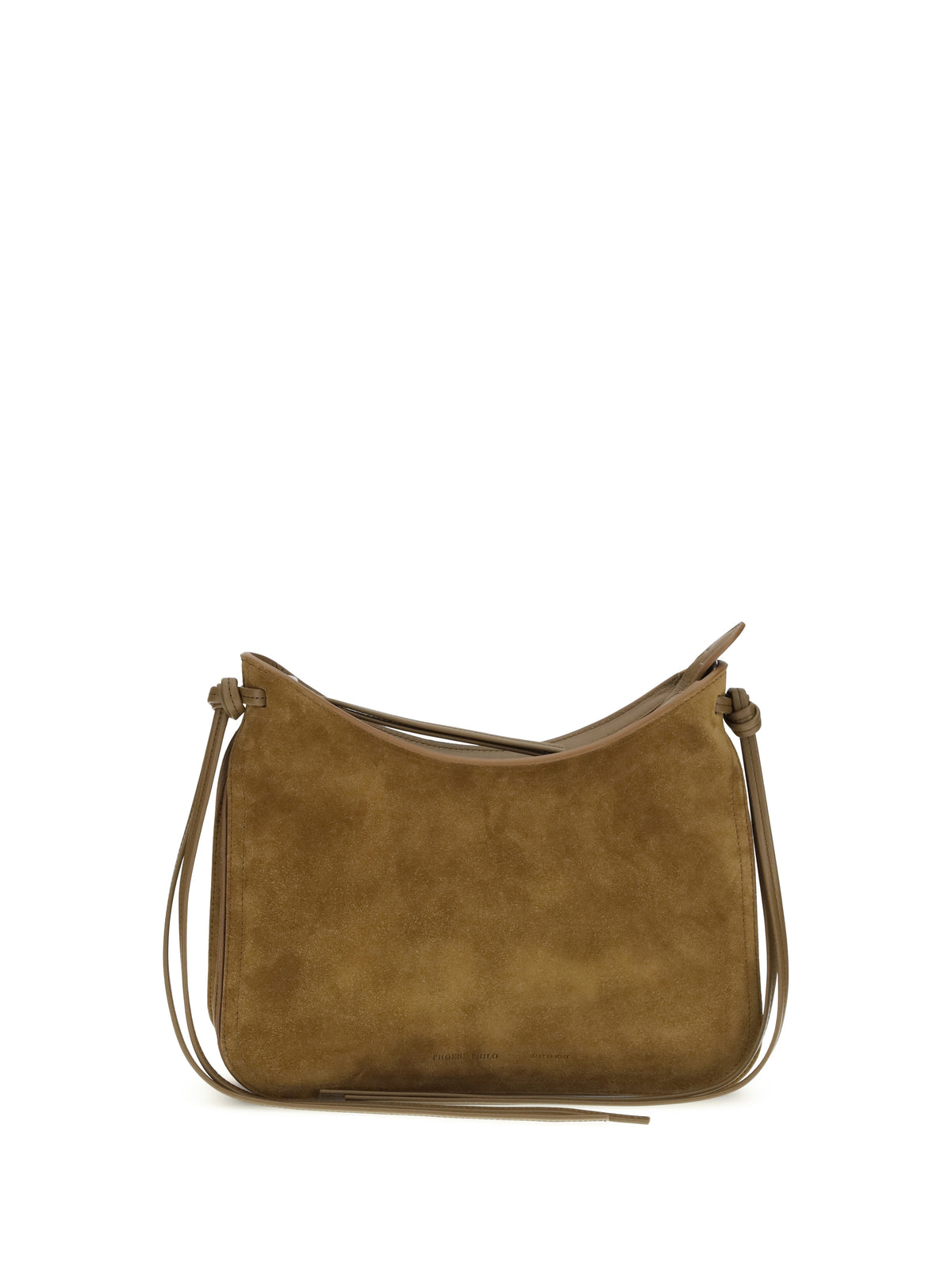 Phoebe Philo Gig Shoulder Small - Toffee Silver
