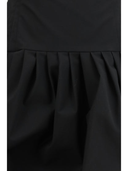 Magda Butrym Off-shoulder puff skirt mini Dress - Black