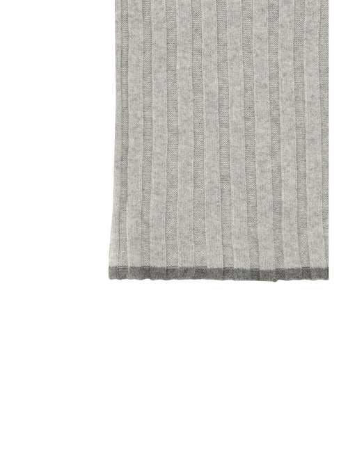 Brunello Cucinelli Cashmere Scarf - Ciottolo+Grigio Dark