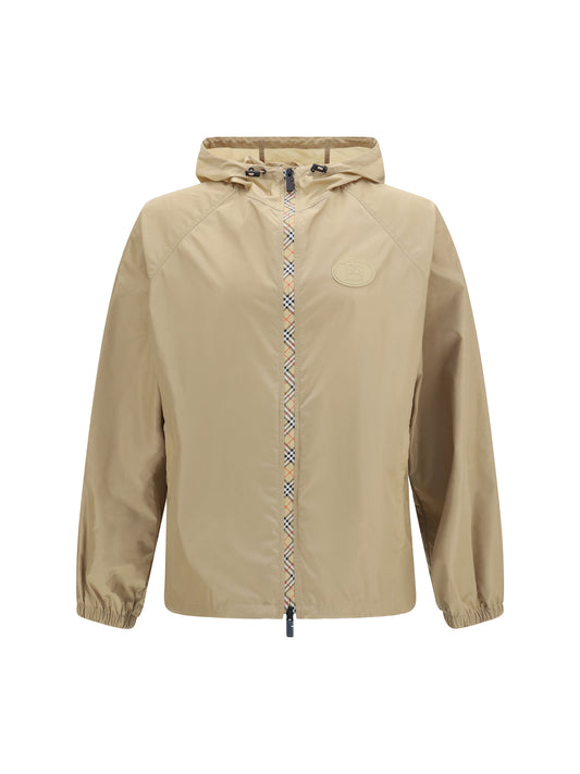 Burberry nylon Hooded Jacket - Flax