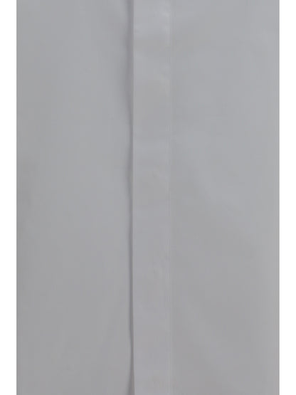 Giorgio Armani Shirt in soft cotton with French collar - Optical White