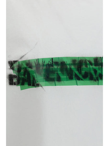 BALENCIAGA Messy Spray T-shirt in cotton