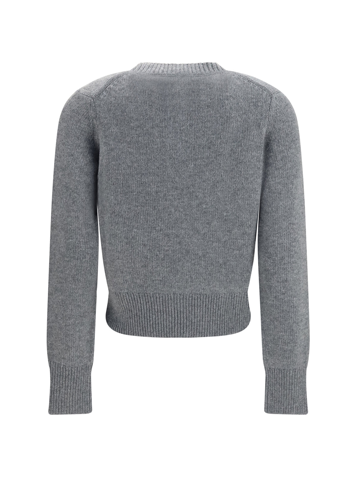 Burberry Wool and cashmere Equestrian Knight logo Cardigan - Grey Melange
