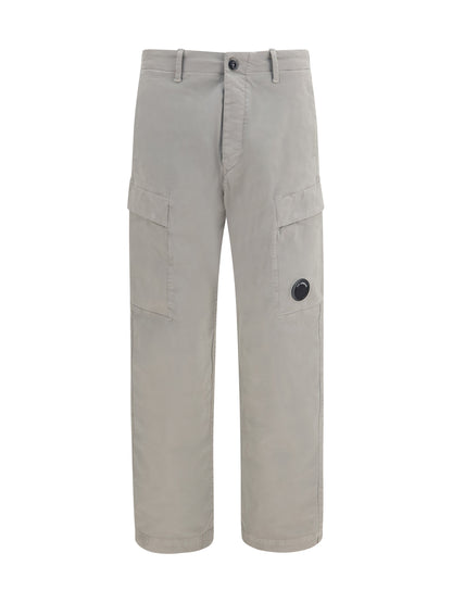 C.P. Company Stretch cotton satin Cargo Pants - Fallen Rock